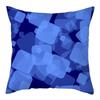 Blue Geometric  Neon Square Pattern Pillow Covers Pattern Cushion Cover Suitable For Sofa Bedroom Car Pillow Cover