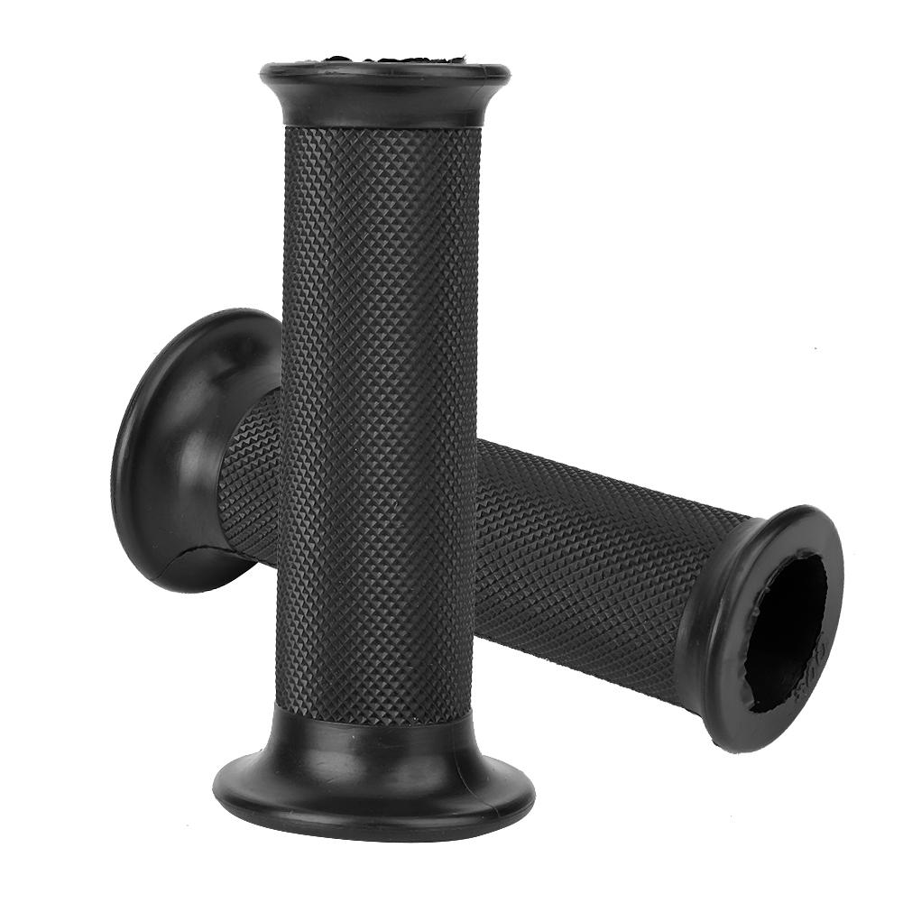 One Pair Universal Rubber Anti Skid Motorcycle Handlebar Hand Grips Modification Accessory