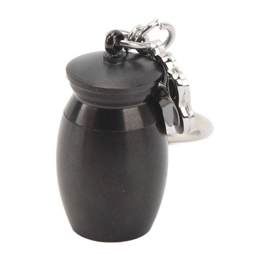 Stainless Steel Pet Urns Keychain Pocket Size Paw Print Urn Durable Pet Ashes Keepsake Dog Ashes