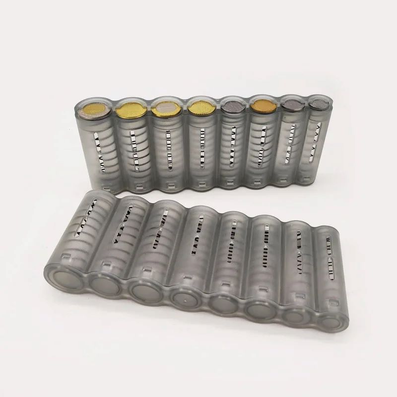 Dispensador portátil creativo de 8 ranuras para guardar monedas de euro, portamonedas para el hogar, camarero, conductor, hucha de seguridad