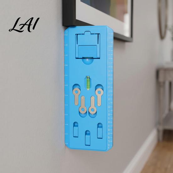 Frame Hanging Hardware Picture Tool with Level for Easy Positioning Quick Precise Position Wall Art Installation Kit Photo Painting Canvas Mounting