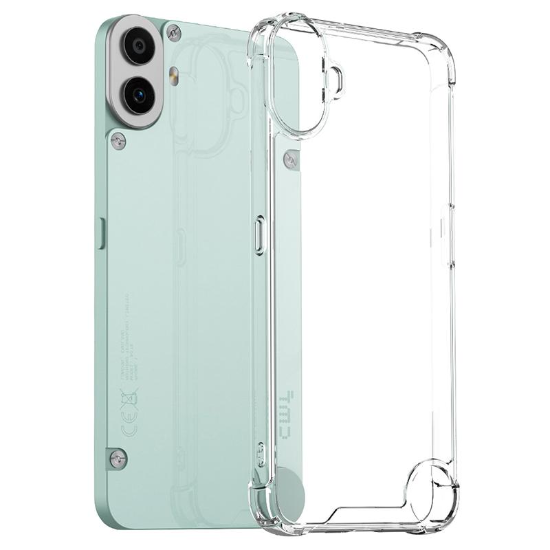 

Для Nothing CMF Phone 1 Чехол Углы с воздушными подушками Противоударный Прозрачный ТПУ Чехол для телефона A