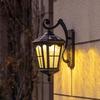 European Style Cross Octagonal Outdoor Solar Wall Lamp