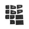 11 Pcs Window Lift Switch Stickers Door Armrest Glass Lift Button Trim Cover Replacement for Tesla Modle Y Model 3 2017