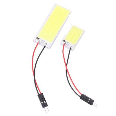 1Pc COB 18SMD 24SMD 36SMD 48SMD Car Led Clearance License Panel Lamp Auto Interior Reading Bulb Trunk Festoon Light