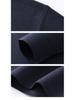 Hengyuanxiang Men's 100% Wool Thick Knit Half-High Neck Cardigan Sweater - Autumn/Winter 2025
