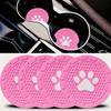 4 stuks Pootafdruk Ontwerp Antislip Inzet Onderzetters Sterk Slijtvast Auto Onderzetters Auto Interieur