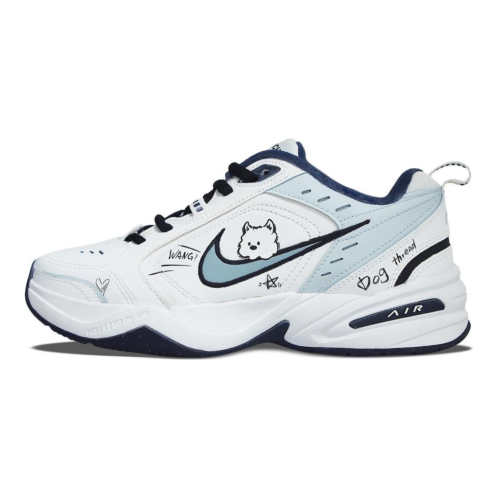 Nike Air Monarch 4 Breathable Coverage Thermal Breathable Coverage Thermal Low top Chunky Sneakers Unisex Blue White 415445-102(Team115-)