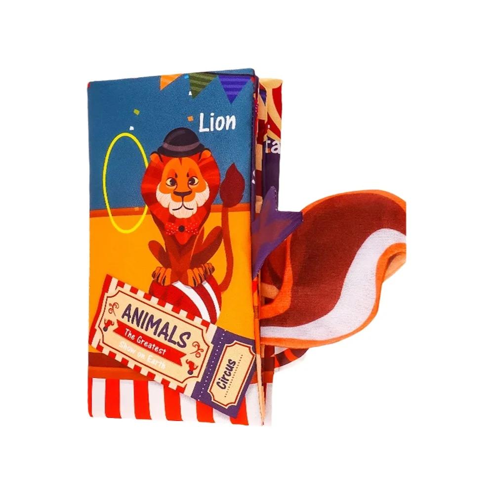 

Non-Toxic Tear-Resistant Crinkle Cloth Book For Babies Baby Cloth Book With Crinkle Sound Infant Early Learning Toy