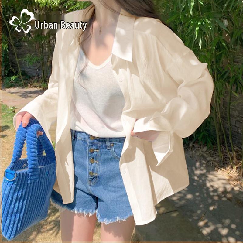 

Women s Summer Ice Silk Sun Protection Shirt M