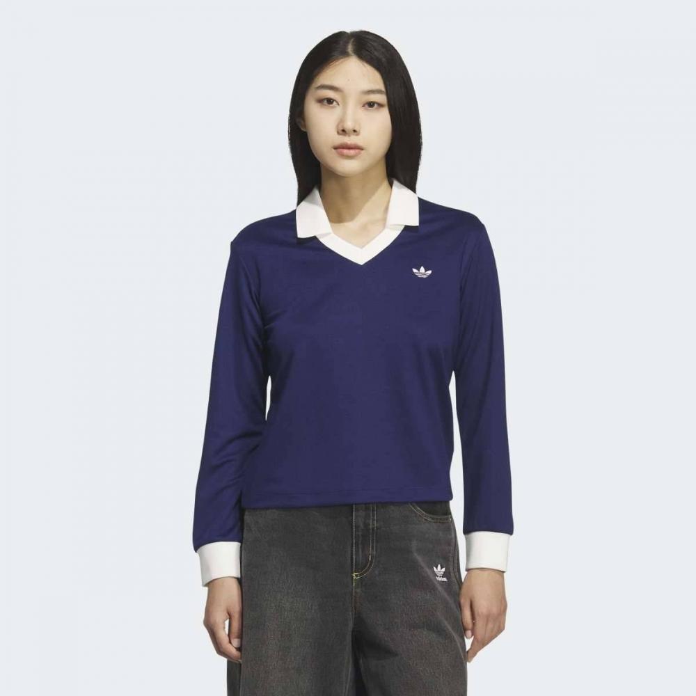 Adidas Comfortable Daily Wear V Neck Jacquard Jersey Kd1471 AXS