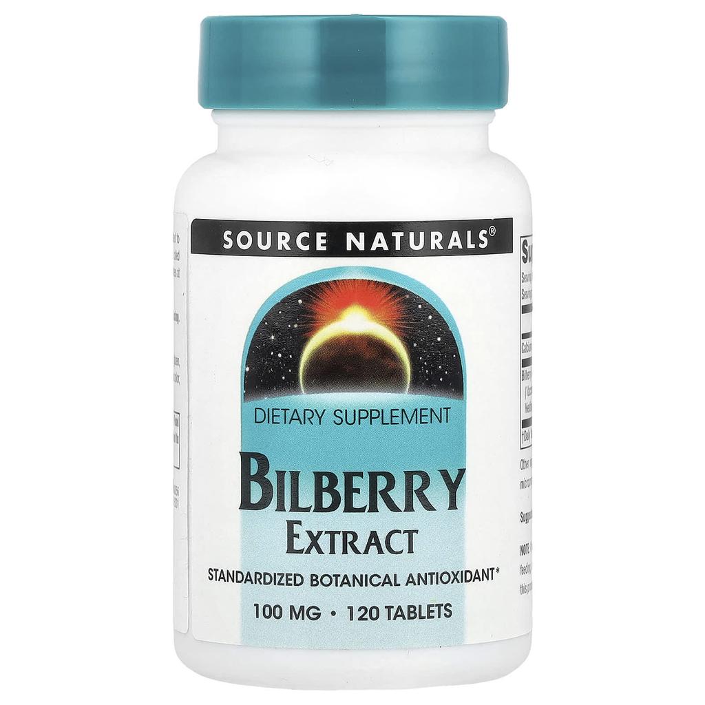 Bilberry Extract, 100 Mg, 120 Tablets