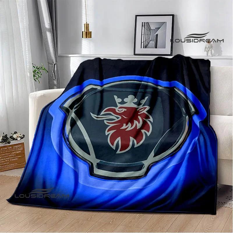 3D S-Scania Truck Printed Blanket Picnic Blanket Warm Flannel Blankets Home Bed Linings Blankets for Beds Birthday Gift