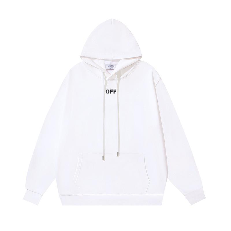 1225 Off-White 2025 Herbst/Winter Neuer OW Grid Arrow Muster Bedruckter Hoodie für Männer und Frauen