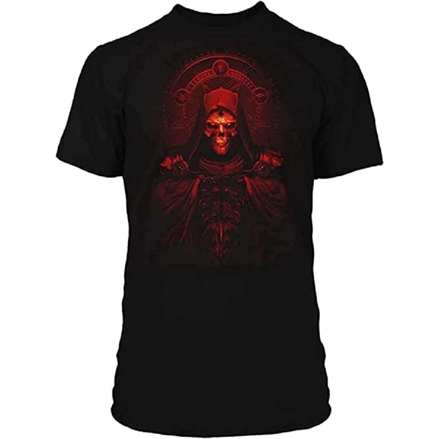 Diablo II Resurrected Кровь прольется Игровая футболка для взрослых мужчин S чёрный