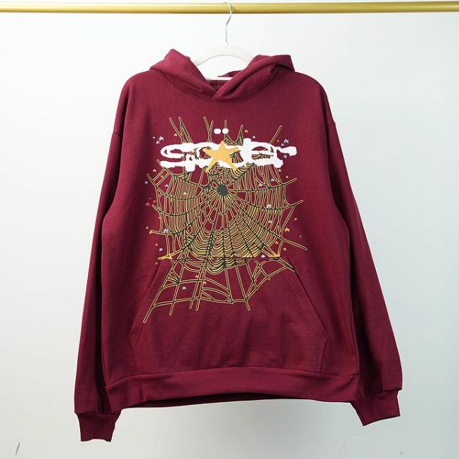 Fleece Sp5der Džemperis Eiropas un Amerikas