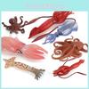 Realistic Marine Animal Pvc Model Kit With Octopus And Squid For Marine Enthusiasts And Collectors