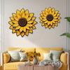2D Wooden Wall Art Rustic Sunflower/Seagull/Turtle/Peace Bird Wall Decor Farmhouse Wooden Hanging Sign for Kitchen Porch Home Decor