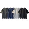 Summer Casual Round Neck Short Sleeve T-Shirt Men's Loose Large Size Top
