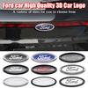 ABS Car Front Grille Rear Trunk Logo Emblem Stickers For Ford Focus Mondeo Edge Ecosport Ranger Fiesta Fusion Kuga Accessories
