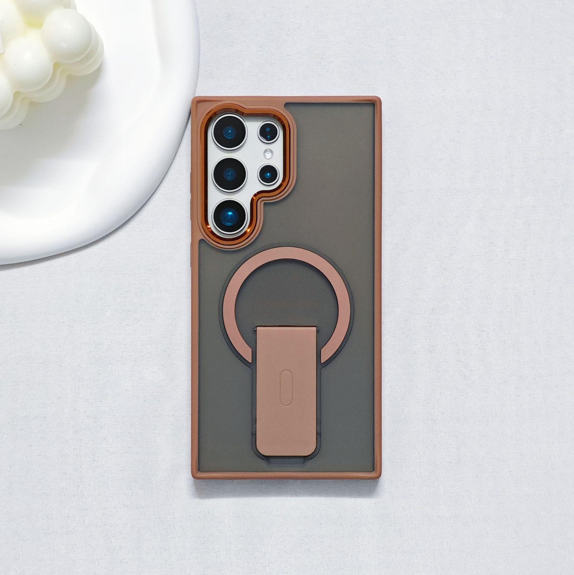 Samsung S25 Edge & S24 Ultra Sound-Enhancing Magnetic Phone Case - Skin-Feel, Drop-Proof Protective Cover S23
