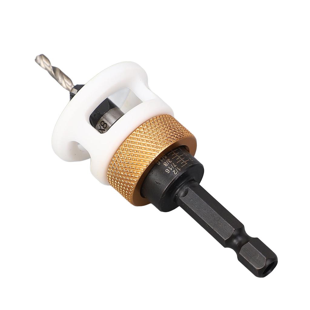 Countersink Drill 4 Flute 82 Degree Alloy Steel Adjustable Depth Tapered Bit Set for Woodworking