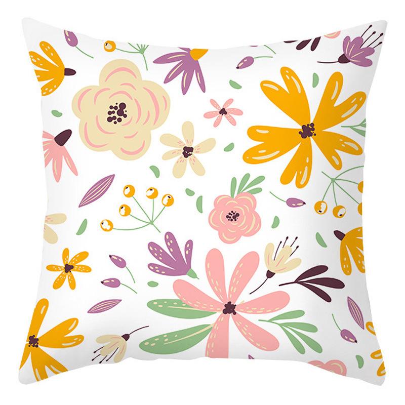 Mother's Day Pillow Cover Home Office Peach Skin Cushion Cover Sofa Car Cushion Cover Backrest
