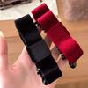 Korean Velvet Bow Multi-Layer Banana Hair Clip for Women