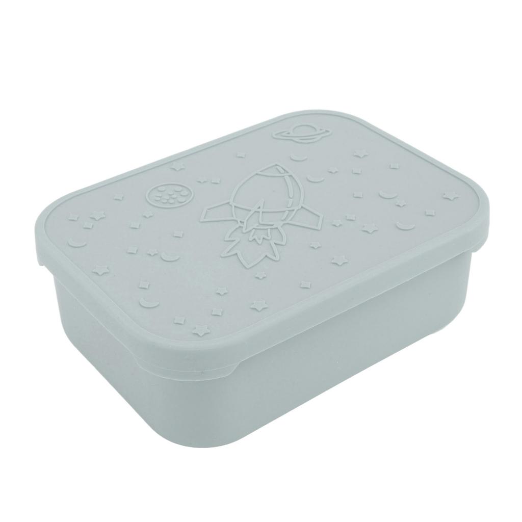 Nerezový obědový box 850ml Nepropustný Uzavřený Bento box s Pohyblivou Přepážkou pro Školu Kancelář