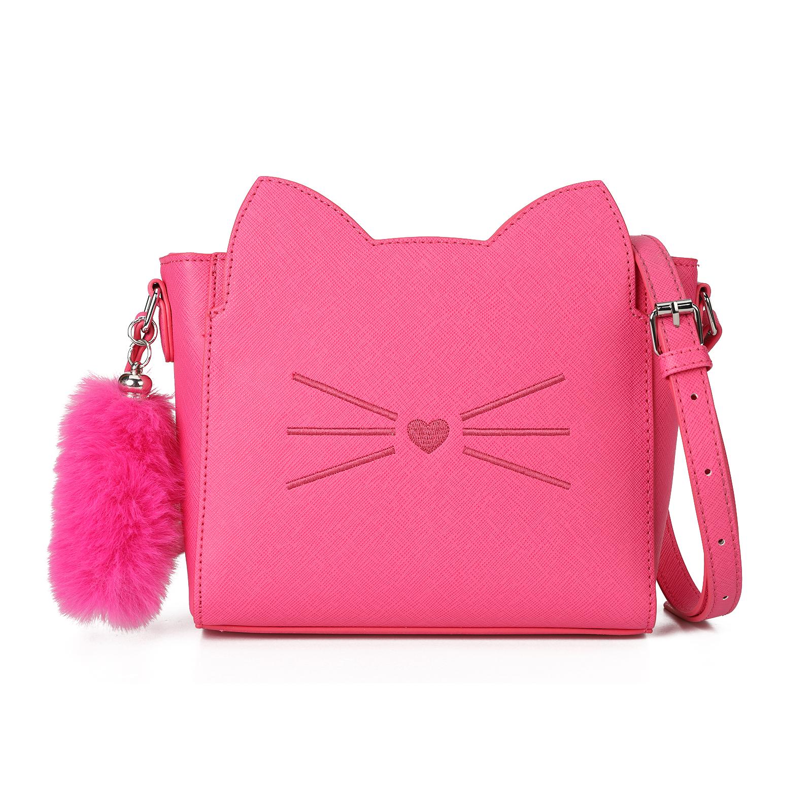 Women Cat Wing Pattern Fashionable Shoulder Crossbody Handbag