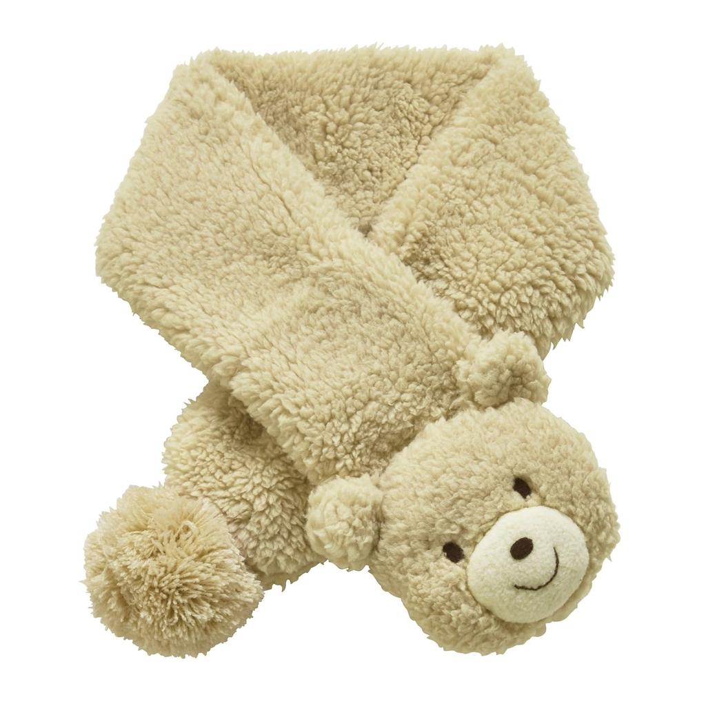 MIKIHOUSE HOT BISCUITS Scarf, Boys and Girls, Beige, No Size, 73-7701-490