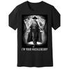 Im Your Huckleberry Graphic Tshirt Western Cowboy Print Mens Casual Cotton Short Sleeve Tee Shirt Breathable Summer Top