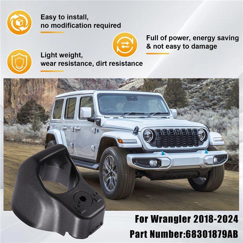 Versatile For Jeep Wrangler 2018-2024 Backup Camera Bezel 68301879AB Reversing Camera Protective Cover