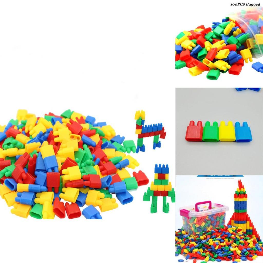 Rocket Bullet Head Small Particle Building Blocks Toy Plastic Assembly Educational Toy For Kids 3-9 Years