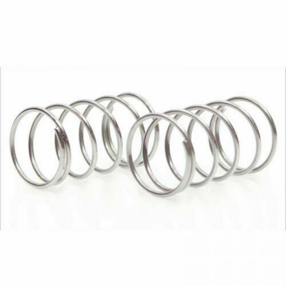 10PCS 0.8mm Compression Spring 304 Stainless Steel Compression Small Spring All Sizes 10-50MM Length