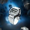 Casio G-SHOCK Men's Stainless Steel 200M Water Resistant Shock Resistant Alarm Quartz Watch GM-5600LC-7