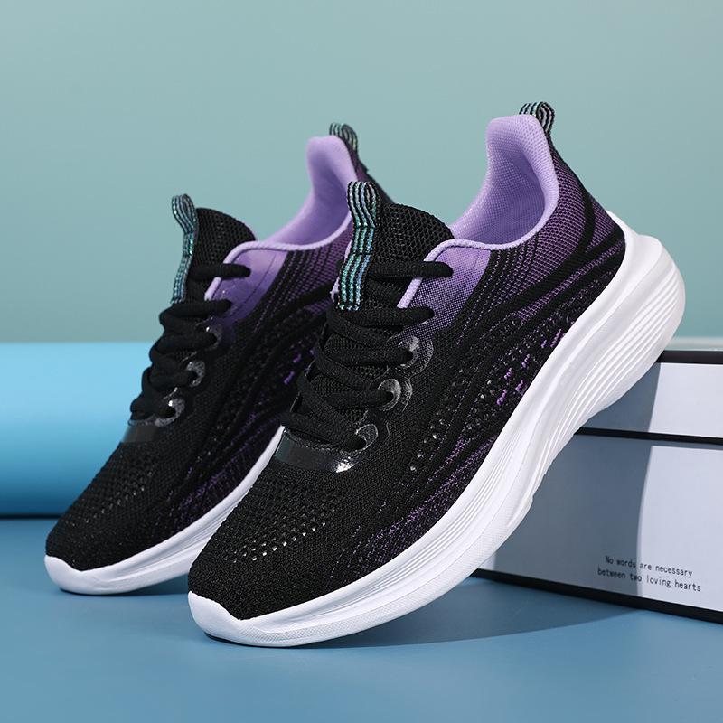 Sneakers women's spring and summer new breathable hollow mesh lightweight running shoes non-slip and wear-resistant walking shoes