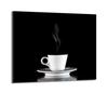 Skyddsskiva för spishäll 60x52 Kaffe
