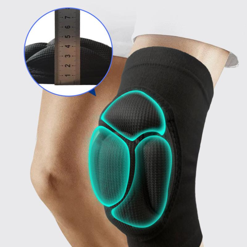 1pair Knee Pads Sports Knee Pads Anti-collision Thickened Sponge Kneepads Brace Support for Gym Basketball Volleyball Dancing