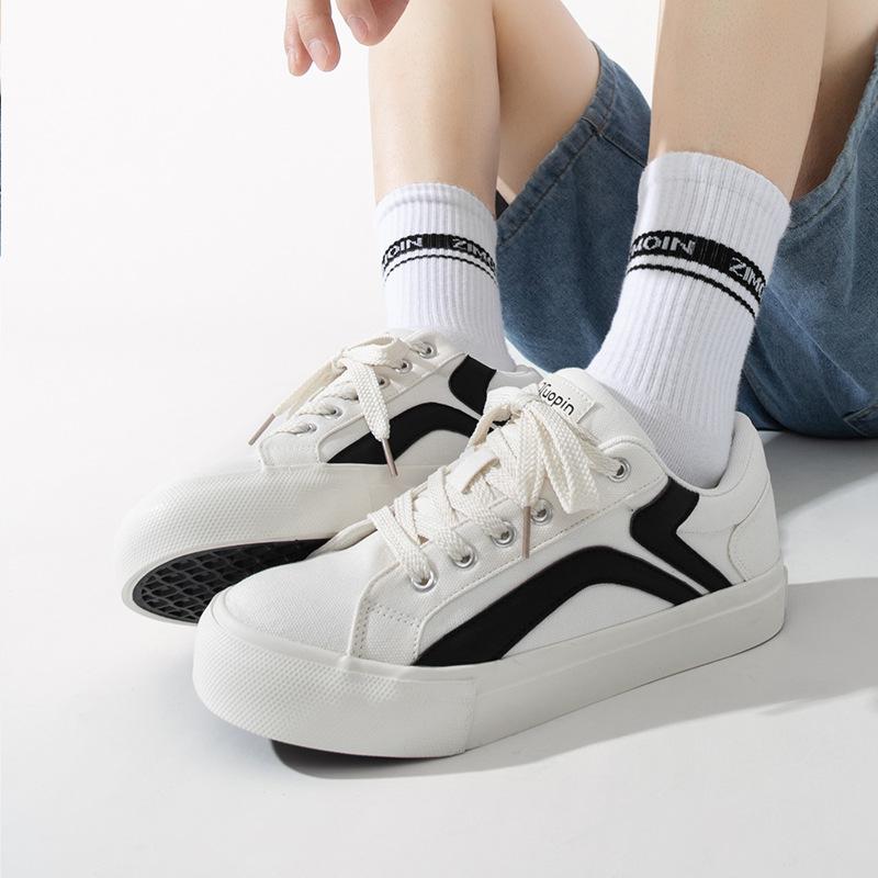 Original Shell Head White Shoes Women's New Pie Shoes Flat Baseplate Shoes Versatile Niche Bread Shoes Women