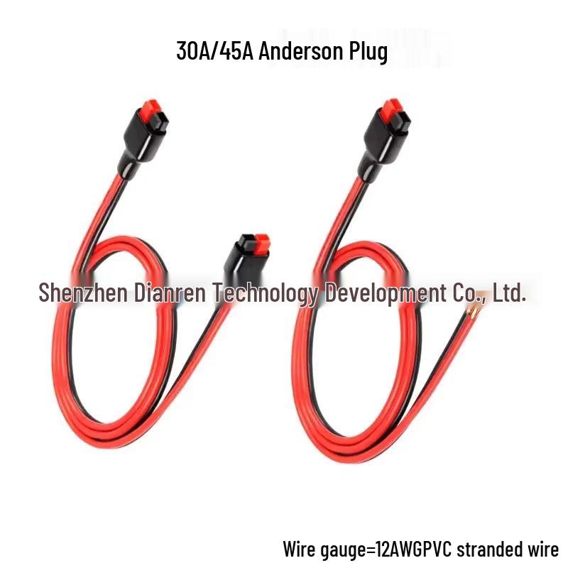 30A/45A Anderson Plug with 12AWG PVC Stranded Wire Outdoor Power Cord