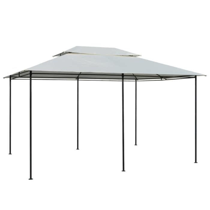 VidaXL Tonnelle avec Rideaux Tente de Réception de Terrasse Pavillon de Patio Chapiteau de Jardin Tente de Mariage Fête 43216
