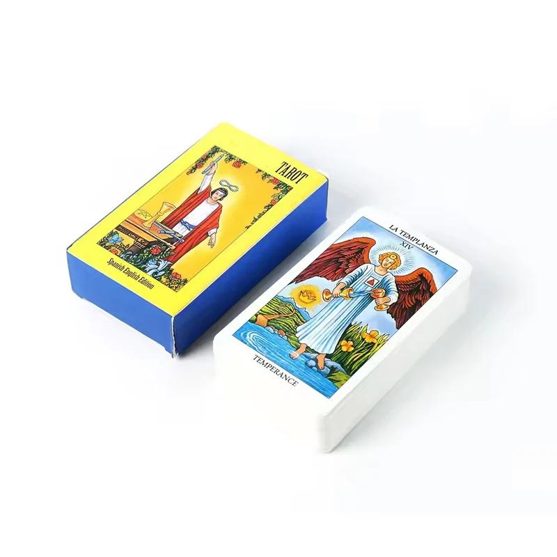 Klassisches Tarot-Karten-Orakel-Deck Für Anfänger Divination Tisch-Brettspiele Familienunterhaltung Schicksals-Divinations-Kartenspiel