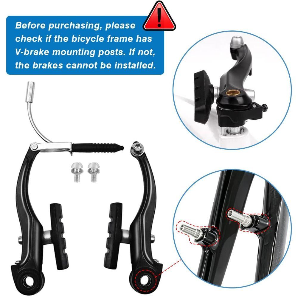 Front and Rear V Brake Set Caliper Style Aluminium Alloy Brake Set NEW Rim Brake Set Road Bike