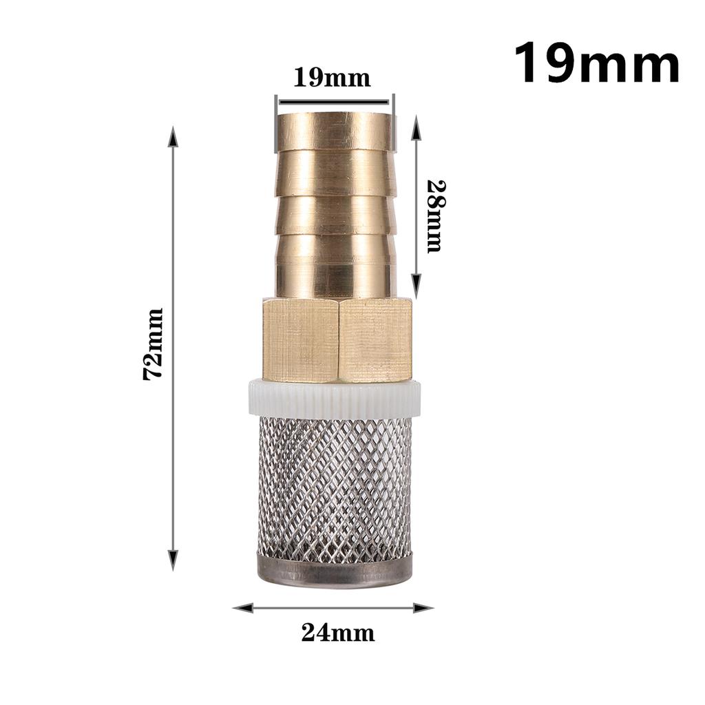 1/2" Thread Stainless Steel Mesh Hose Micro-filter Kit 4mm-20mm Garden Irrigation Car Wash Aquarium Fish Tank Water Filters 5Pcs