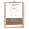 Menu Card Board with Clipboard 185x245 - Hendi 664162