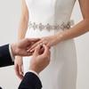 Silver Wedding Dress Belt Luxury Women Waistband All-match Bridal Rhinestone Belt  Woman Dresses