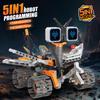 Moc 346Pcs 5 In 1 Creative Electric Rc Interstellar Robot Building Blocks Satellite Robot Children'S Puzzle Toys Birthday Gift