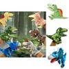 Jucărie de pluș cu marionetă de mână de dinozaur, moale și drăgălașă, pentru joaca imaginativă a copiilor
