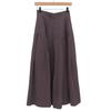 BLAMINK Linen Blend Maxi Long Skirt, Women's, Gray, Size 36, 7924-230-0343 Skirt 36 GrayUsed